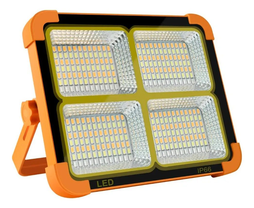 Foco Solar Portátil Led Cuadrado ID65717