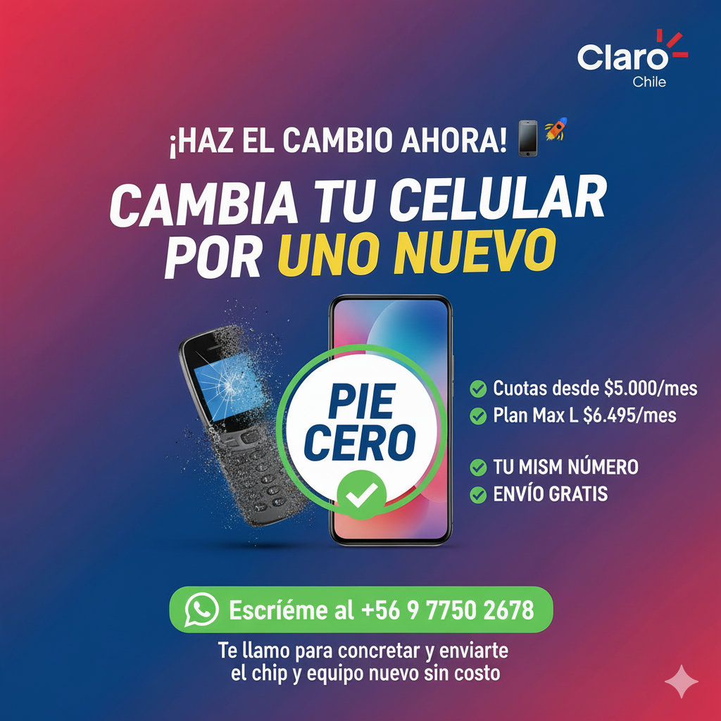 Imagen de Cambia tu celular por uno nuevo y paga desde 5000 pesos mensuales